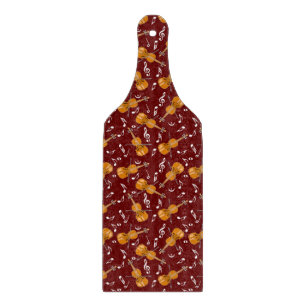 Planche À Découper Motif de notes de musique violon