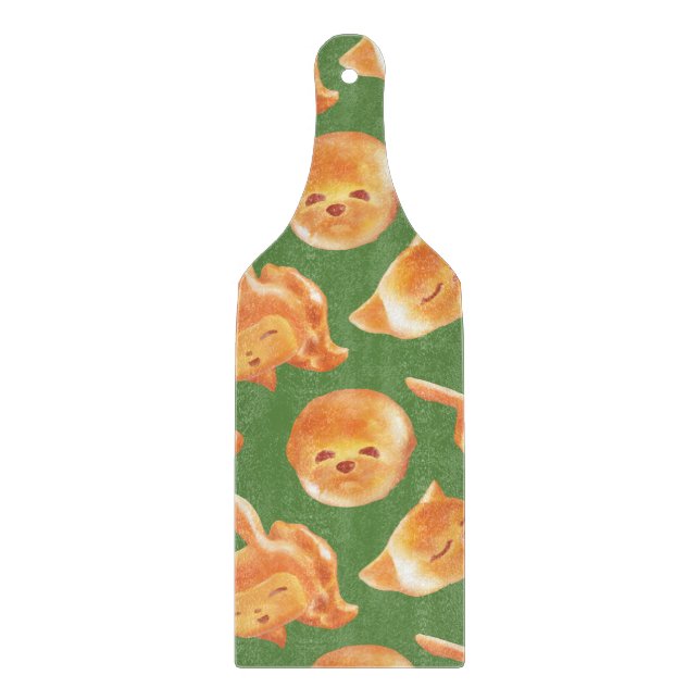 Planche À Découper Motif de pain en forme d'animal adorable (Devant)