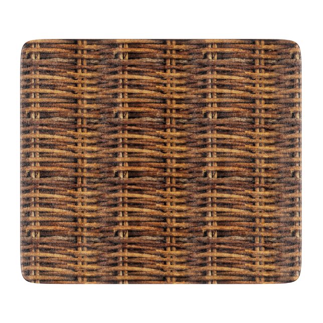 Planche À Découper Motif de panier d'osier (Devant)