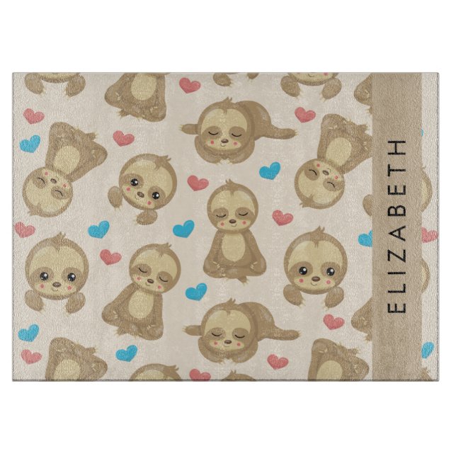 Planche À Découper Motif De Parfums, Mignons Parfums, Coeurs, Votre N (Devant)