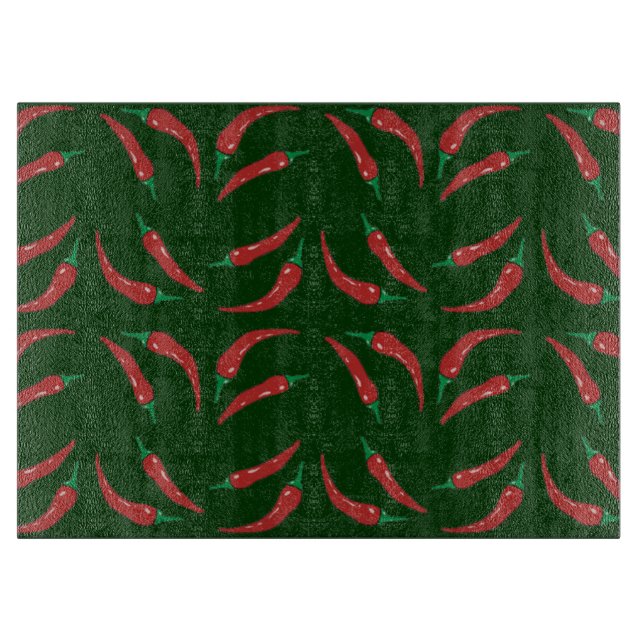 Planche À Découper motif de piments (Devant)