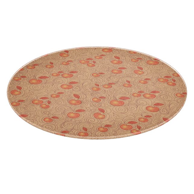 Planche À Découper Motif de pommes (Coin)
