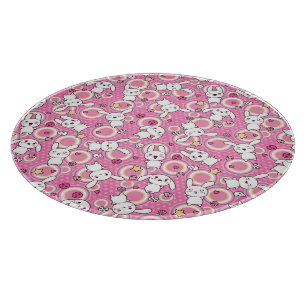 Planche À Découper motif de rose de kawaii