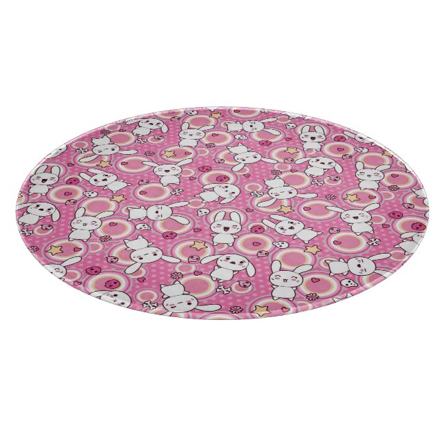 Planche À Découper motif de rose de kawaii (Coin)