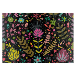 Planche À Découper Motif de surface Florale - Papier peint Fleurs Des
