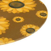 Motif de tournesol doré