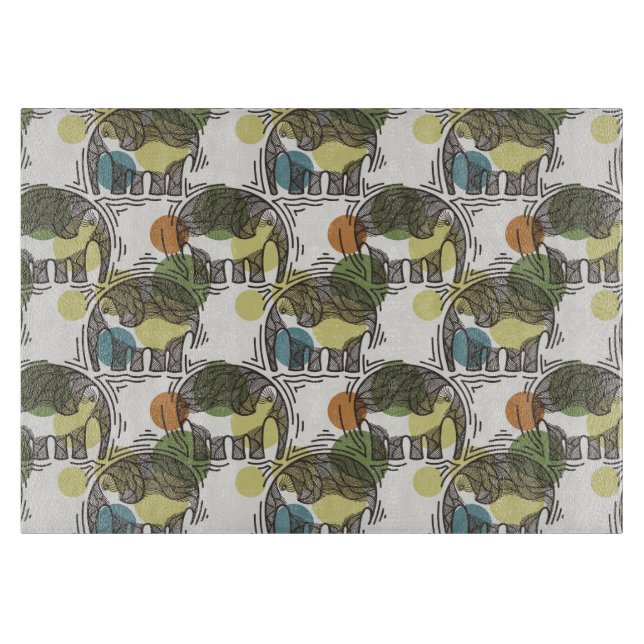 Planche À Découper Motif d'éléphant (Devant)