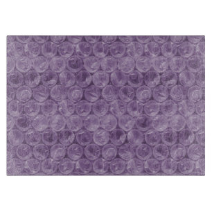 Planche À Découper Motif d'enveloppement de bulle violette