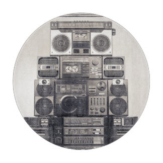 Planche À Découper Motif des enregistreurs de cassettes des années 80