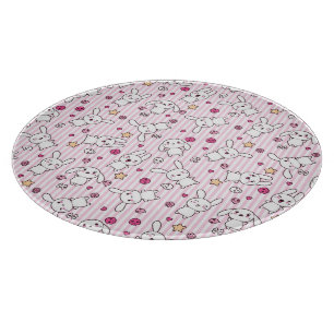 Planche À Découper motif des rayures kawaii