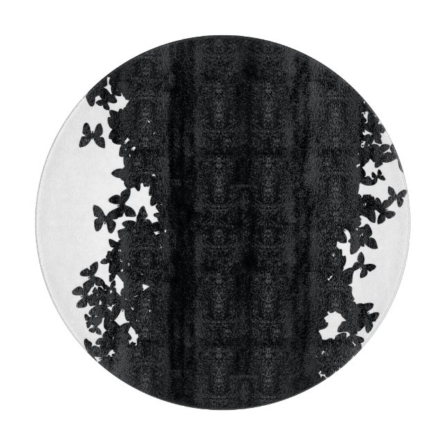 Planche À Découper Motif d'essaim de papillon (Devant)