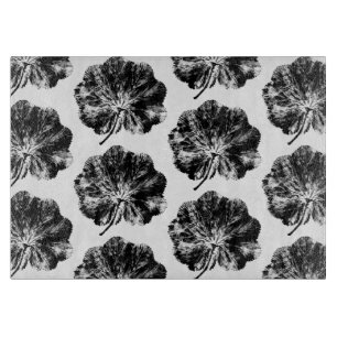 Planche À Découper Motif d'impression de la feuille de manteau de la 