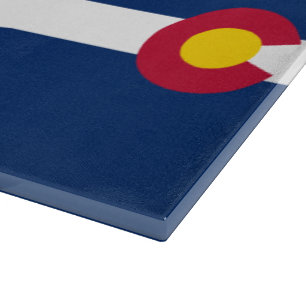 Planche À Découper Motif du drapeau du Colorado
