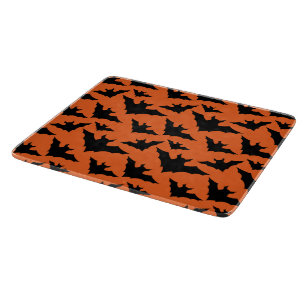 Planche À Découper Motif effrayant et cool de chauves-souris noires H