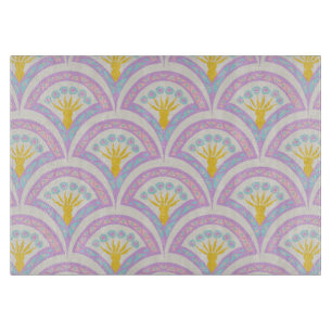 Planche À Découper Motif en coquille de couleur pastel