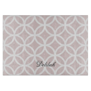 Planche À Découper Motif en diamant rose - Carte à découper personnal