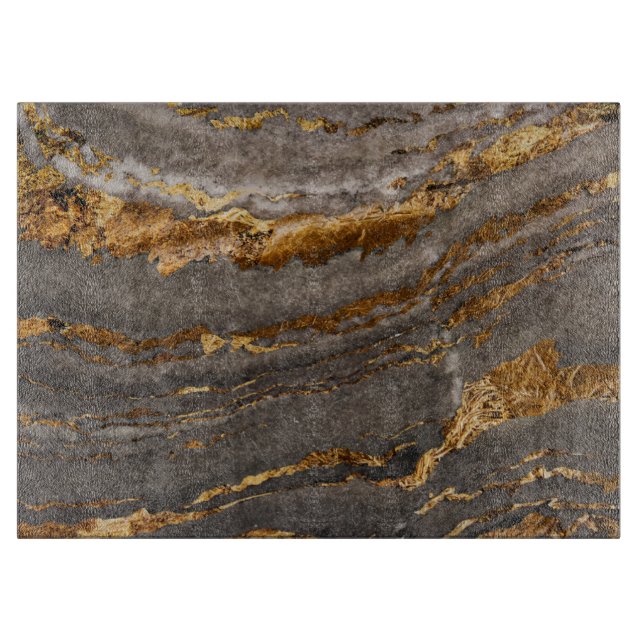 Planche À Découper Motif en marbre (Devant)