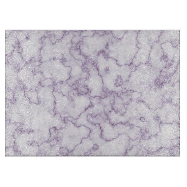 Planche À Découper Motif en marbre violet (Devant)