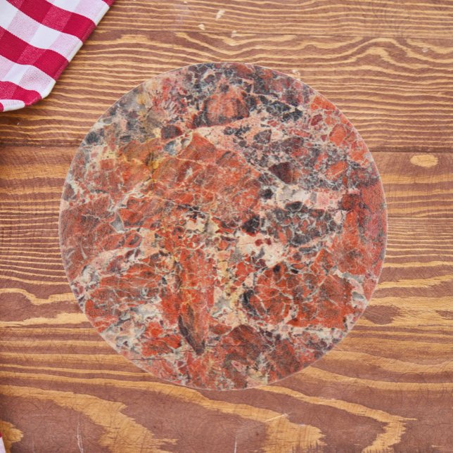 Planche À Découper Motif en pierre orange Jasper (In Situ)