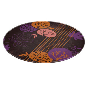 Planche À Découper Motif floral 2 2