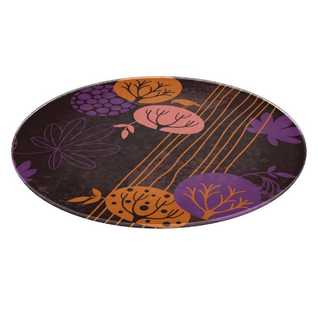 Planche À Découper Motif floral 2 2 (Coin)