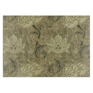 Planche À Découper Motif floral William Morris Windrush : Vintage