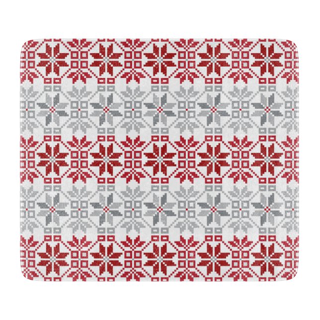 Planche À Découper Motif géométrique du soleil du matin letton VIII (Devant)