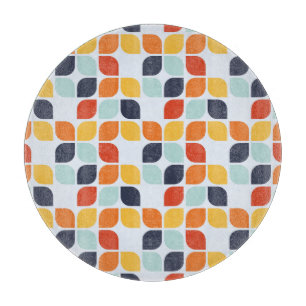 Planche À Découper Motif géométrique vintage