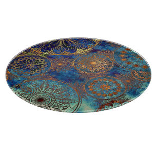 Planche À Découper Motif grunge d'art