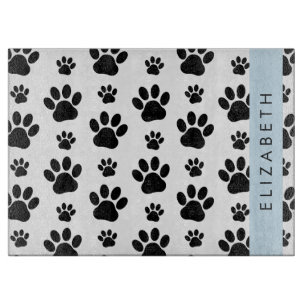 Planche À Découper Motif mâle, Patrouilles de chien, Noir et Blanc, V