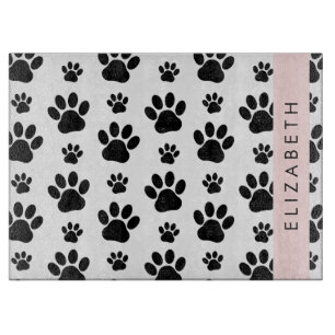 Planche À Découper Motif mâle, Patrouilles de chien, Noir et Blanc, V