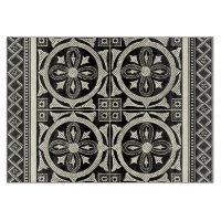 Motif Mandala noir et blanc par Vision Studio