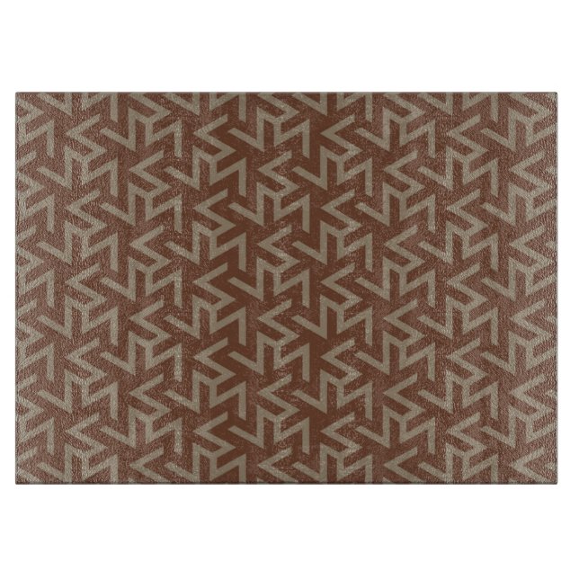 Planche À Découper Motif moderne rétro Abstrait du milieu du siècle e (Devant)