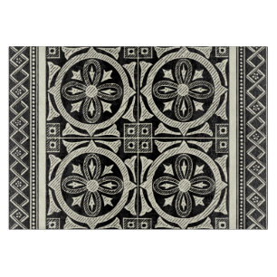 Planche À Découper Motif noir et blanc de mandala par le studio de