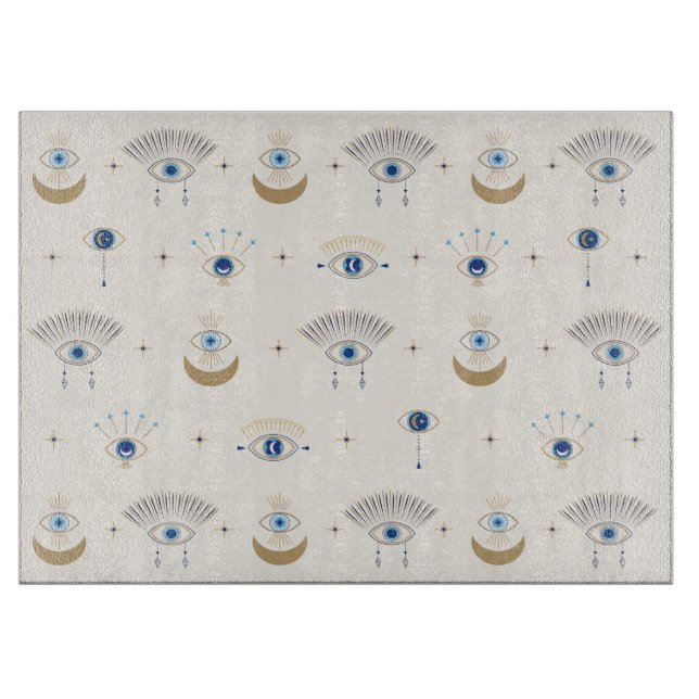 Planche À Découper Motif oeil mal (Devant)