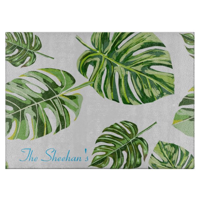 Planche À Découper Motif Palm Leaf (Devant)