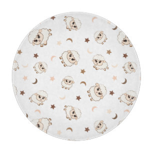 Planche À Découper Motif Pastel Sheep