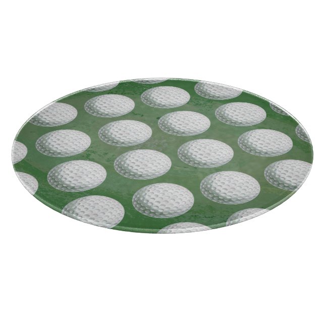 Planche À Découper Motif peint de boule de golf (Coin)