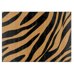 Planche À Découper Motif Poster de animal du tigre du Bengale sauvage
