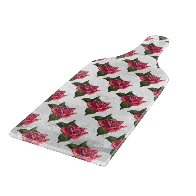 Planche À Découper Motif rose (Coin)