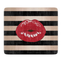 motif rose de rayures de noir d'or de lèvres