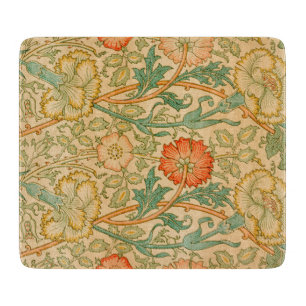 Planche À Découper Motif rose et Rose (par William Morris)