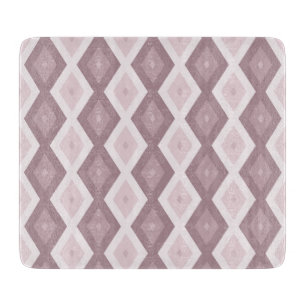 Planche À Découper Motif rose quartz rose diamant