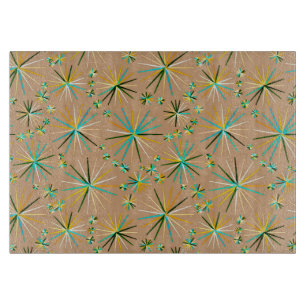 Planche À Découper Motif Spoutnik Du Milieu Du Siècle, Taupe Tan