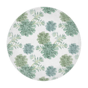 Planche À Découper Motif succulent du bonheur   de plante