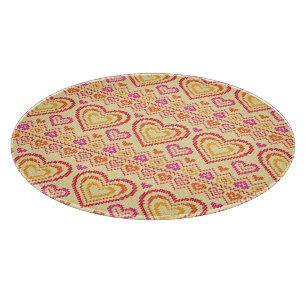 Planche À Découper Motif tricoté par Saint-Valentin