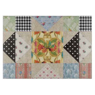 Planche À Découper Motif vintage d'édredon d'étoile du soir de style