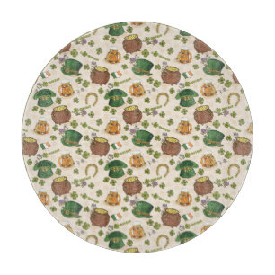 Planche À Découper Motif vintage d'icône de l'Irlande