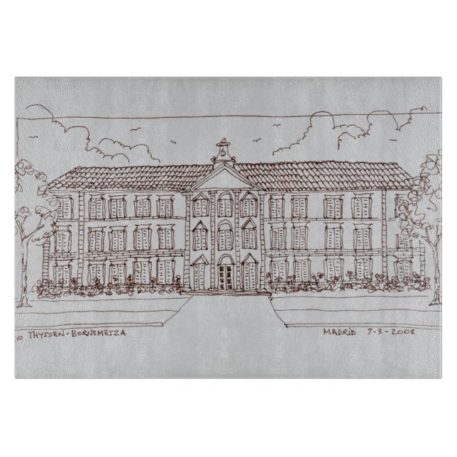 Planche À Découper Musée Thyssen-Bornemisza | Madrid, Espagne (Devant)