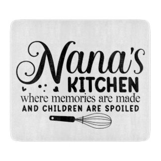 Planche À Découper Nana's Kitchen Glass Cutting Board
